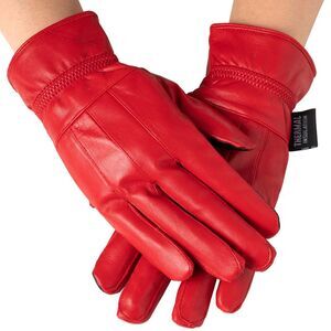 Alpine Swiss Womens Touch Screen Gloves Leather Phone Texting Glove Thermal Warm